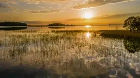 Wschód słońca nad jeziorem Mamry, Stanica Wodna Kietlice, czerwiec 2022 - zdjęcie 23