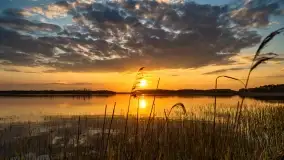 Zachód słońca nad jeziorem Kirsajty, koniec maja 2022 - zdjęcie 20