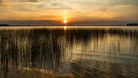 Zachód słońca nad jeziorem Dobskim w Fuledzie, czerwiec 2022 - zdjęcie 23