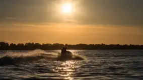 Zachód słońca nad jeziorem Przystań, czerwiec 2022 - zdjęcie 18