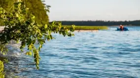 Zachód słońca nad jeziorem Przystań, czerwiec 2022 - zdjęcie 29