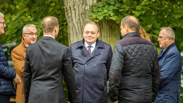 Fotorelacja - konferencja z podpisania umowy na remont śluzy Karwik - zdjęcie 8