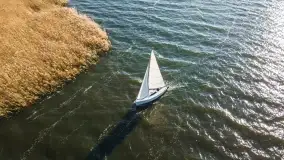 Sasanka Viva 700 dzielnie żegluje po jeziorze Dargin - zdjęcie 20