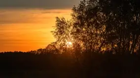 Wiosenny zachód słońca w okolica jeziora Stręgiel - zdjęcie 14