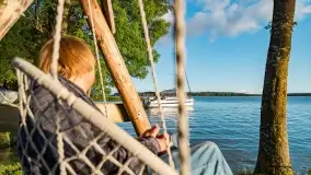 Zachód słońca nad jeziorem Mamry, Cypel Zwierzyniecki Róg - zdjęcie 17