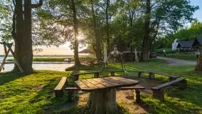 Zachód słońca nad jeziorem Mamry, Cypel Zwierzyniecki Róg - zdjęcie 27