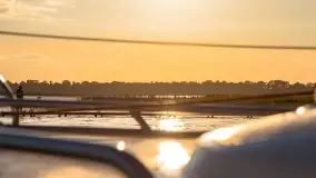 Zachód słońca nad jeziorem Mamry, Cypel Zwierzyniecki Róg - zdjęcie 13