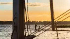 Zachód słońca nad jeziorem Mamry, Cypel Zwierzyniecki Róg - zdjęcie 28