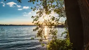 Zachód słońca nad jeziorem Mamry, Cypel Zwierzyniecki Róg - zdjęcie 37