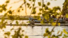 Zachód słońca nad jeziorem Mamry, Cypel Zwierzyniecki Róg - zdjęcie 21