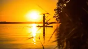 Sierpniowy zachód słońca nad jeziorem Dargin - zdjęcie 4