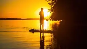 Sierpniowy zachód słońca nad jeziorem Dargin - zdjęcie 12