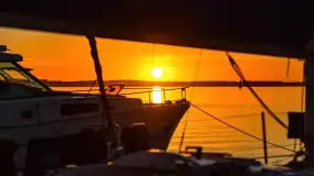 Sierpniowy zachód słońca nad jeziorem Dargin - zdjęcie 24