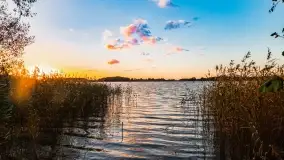 Jesienny zachód słońca nad jeziorem Mój, październik 2022 - zdjęcie 19