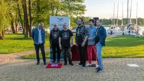 Odsłonięcie gwiazdy w Alei Gwiazd Szantowych w Ognistym Ptaku - Mietek Folk - zdjęcie 5