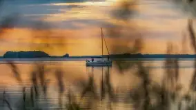 Zachód słońca nad jeziorem Dargin, wrzesień 2022 - zdjęcie 35