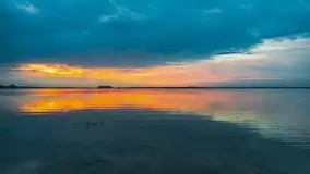 Zachód słońca nad jeziorem Dargin, wrzesień 2022 - zdjęcie 19