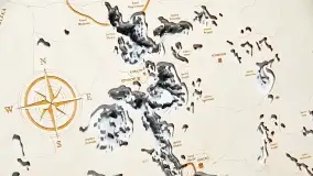 Drewniane mapy morskie i Mazur od Pracowni Twórczej Avocado - zdjęcie 1