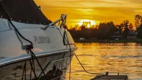 Zachód słońca nad jeziorem Bocznym, sierpień 2022 - zdjęcie 13