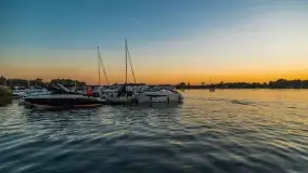 Zachód słońca nad jeziorem Bocznym, sierpień 2022 - zdjęcie 10