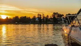 Zachód słońca nad jeziorem Bocznym, sierpień 2022 - zdjęcie 8