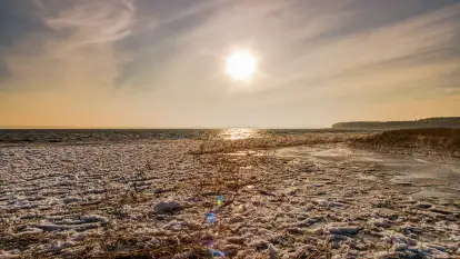 Zima nad Darginem w Zdorkowie w Harszu
