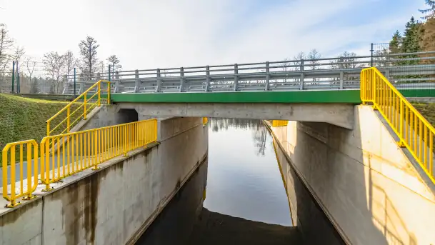 Śluzy Guzianka I i II w śnie zimowym, styczeń 2023 r. - zdjęcie 10