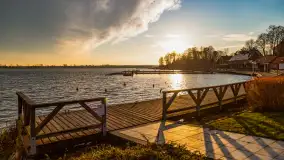 Zachód słońca w Rynie, jezioro Ryńskie, styczeń 2023 - zdjęcie 28