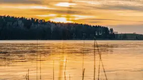 Zachód słońca nad jeziorem Siercze, luty 2023 - zdjęcie 38