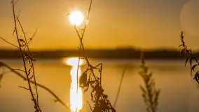 Zachód słońca nad jeziorem Mamry, luty 2023 r. - zdjęcie 46