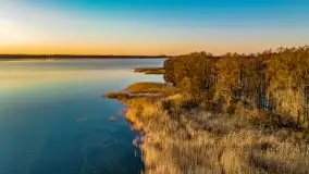 Zachód słońca nad jeziorem Mamry, luty 2023 r. - zdjęcie 27