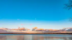 Zachód słońca nad jeziorem Gołdopiwo, marzec 2023 r. - zdjęcie 42