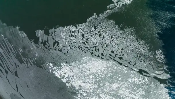 Kanał Kula z lotu ptaka, przedwiośnie 2023 - zdjęcie 6