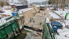 Remont śluzy Guzianka I, marzec 2023 - zdjęcie 10