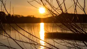 Zachód słońca nad jeziorem Tałty, końcówka lutego 2023 r. - zdjęcie 12