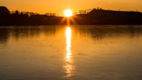 Zachód słońca nad jeziorem Tałty, końcówka lutego 2023 r. - zdjęcie 7