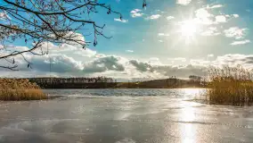 Grodzisko Św. Góra, jezioro Wojnowo, marzec 2023 r. - zdjęcie 40