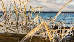 Jezioro Gołdopiwo na początku marca 2023 r. - zdjęcie 5