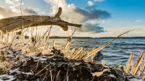 Jezioro Gołdopiwo na początku marca 2023 r. - zdjęcie 25