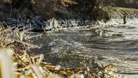 Jezioro Gołdopiwo na początku marca 2023 r. - zdjęcie 18