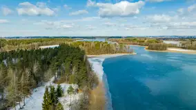 Wyspa Wydmińska i jezioro Wydmińskie, końcówka zimy 2023 r. - zdjęcie 9