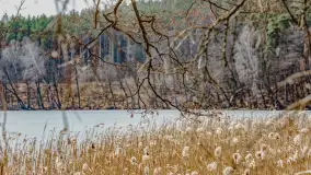 Weekend na dziko nad jeziorem Tyrkło. marzec 2023 r. - zdjęcie 30