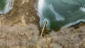 Weekend na dziko nad jeziorem Tyrkło. marzec 2023 r. - zdjęcie 14