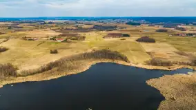 Mix marcowych ujęć Mazur z lotu ptaka - zdjęcie 19
