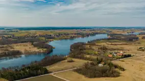 Mix marcowych ujęć Mazur z lotu ptaka - zdjęcie 28