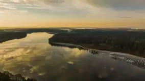 Wschód słońca nad jeziorem Tyrkło, marzec 2023 r. - zdjęcie 4