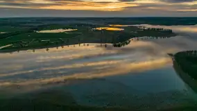 Wiosenny zachód słońca nad jeziorem Dejguny - zdjęcie 43