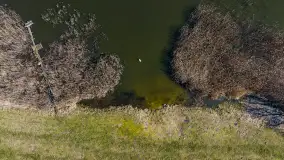 Wiosenne Mazury widziane z drona, końcówka marca 2023 r. - zdjęcie 39