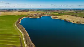 Wiosenne Mazury widziane z drona, końcówka marca 2023 r. - zdjęcie 28