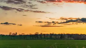 Zachód słońca nad rzeką Guber, kwiecień 2023 r. - zdjęcie 45